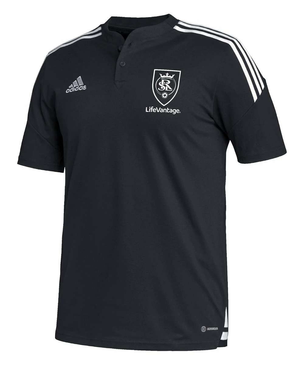 Budget ๐ฅฐ Adidas Real Salt Lake AeroReady Short-Sleeve Henley - Men ๐งจ