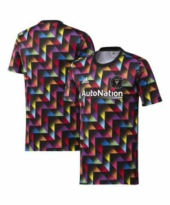 Alternative view of Brand new 💯 Adidas Inter Miami CF 2022 Pride PreMatch Crewneck Tee - Men For Other 🤩