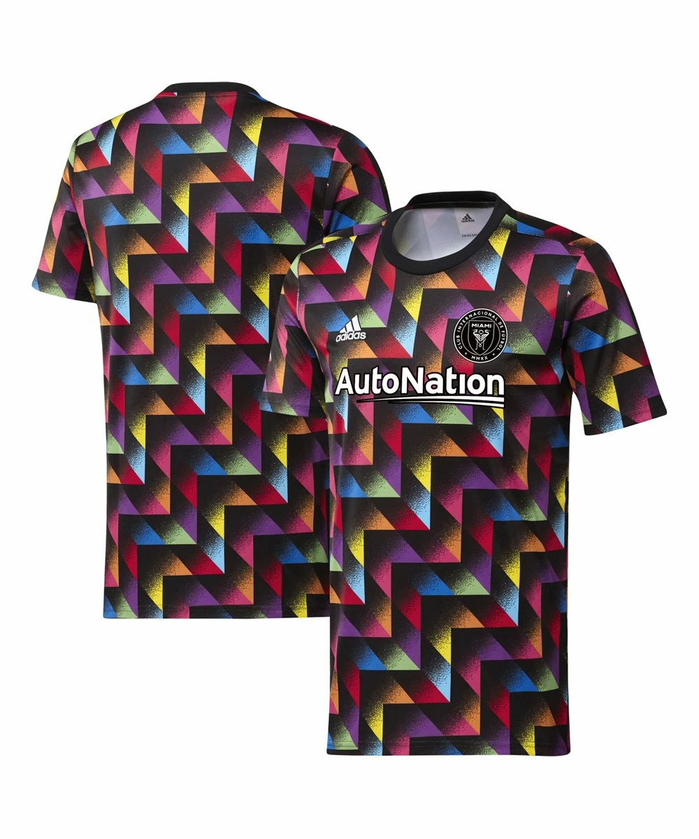 Brand new 💯 Adidas Inter Miami CF 2022 Pride PreMatch Crewneck Tee - Men For Other 🤩 2 Brand new 💯 Adidas Inter Miami CF 2022 Pride PreMatch Crewneck Tee - Men For Other 🤩 - Image 2