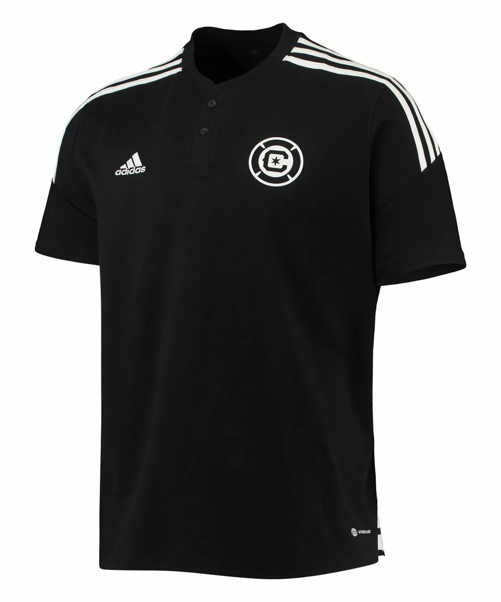 Discount 🔥 Adidas Chicago Fire AeroReady Short-Sleeve Henley - Men ⌛ 1 Discount 🔥 Adidas Chicago Fire AeroReady Short-Sleeve Henley - Men ⌛
