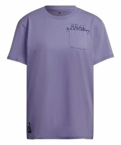 Outlet 🔥 Adidas Real Madrid Pocket Crewneck Tee - 👩 Women ⭐