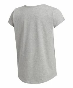 Alternative view of Best reviews of 🔔 Adidas Light Gray Heather & Pink 'Adidas' Logo Tee - 👧 Girls For Kids 🔔