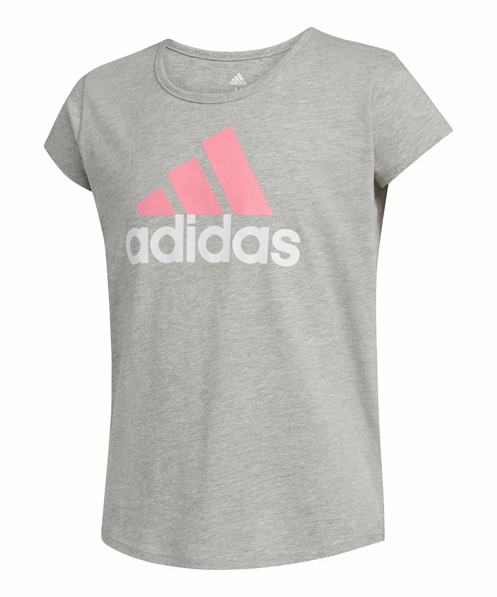 Best reviews of 🔔 Adidas Light Gray Heather & Pink 'Adidas' Logo Tee - 👧 Girls For Kids 🔔 1 Best reviews of 🔔 Adidas Light Gray Heather & Pink 'Adidas' Logo Tee - 👧 Girls For Kids 🔔