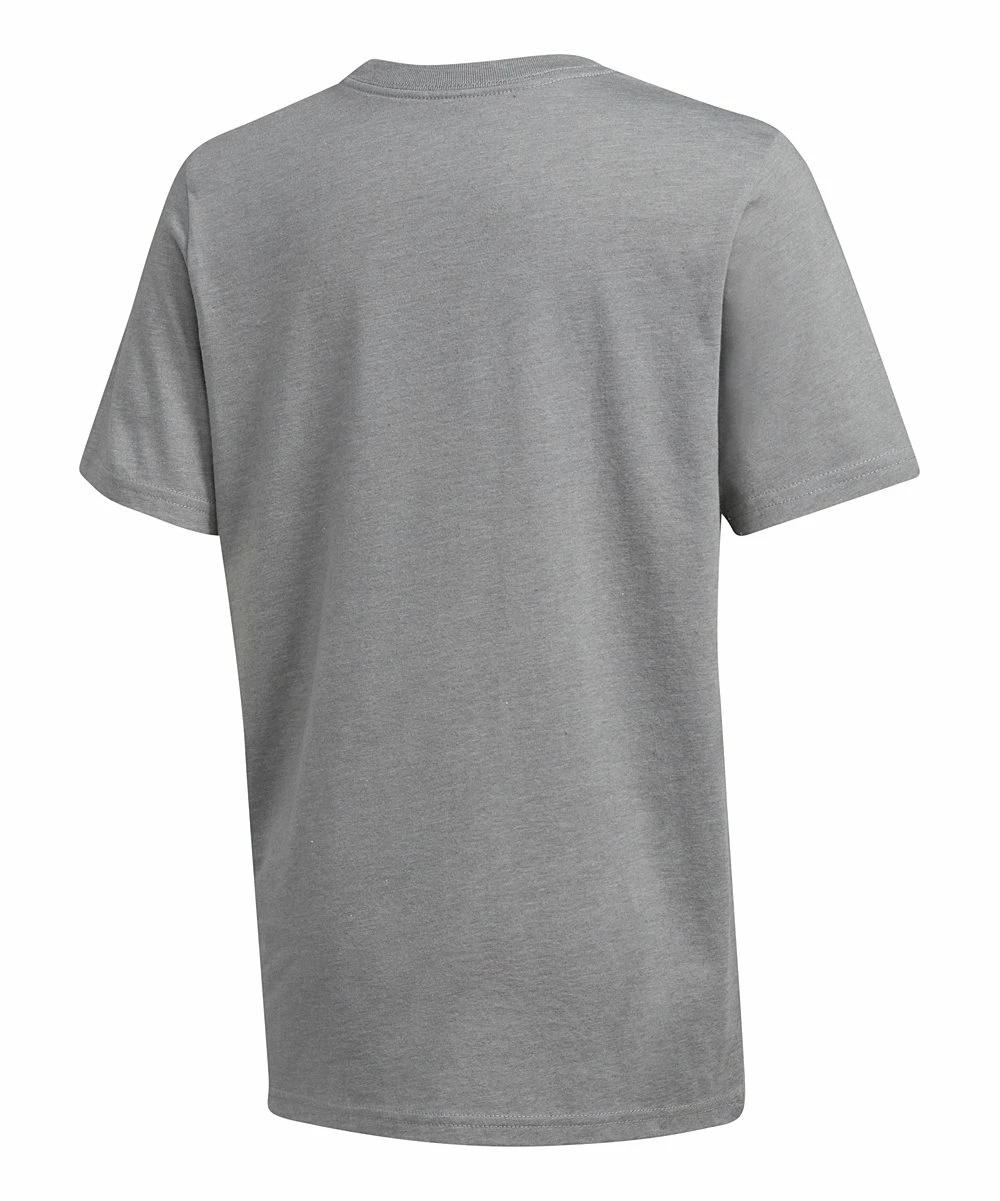 Flash Sale 🔥 Adidas Heather Gray & Orange Logo Tee - Boys For Kids 👍 2 Flash Sale 🔥 Adidas Heather Gray & Orange Logo Tee - Boys For Kids 👍 - Image 2