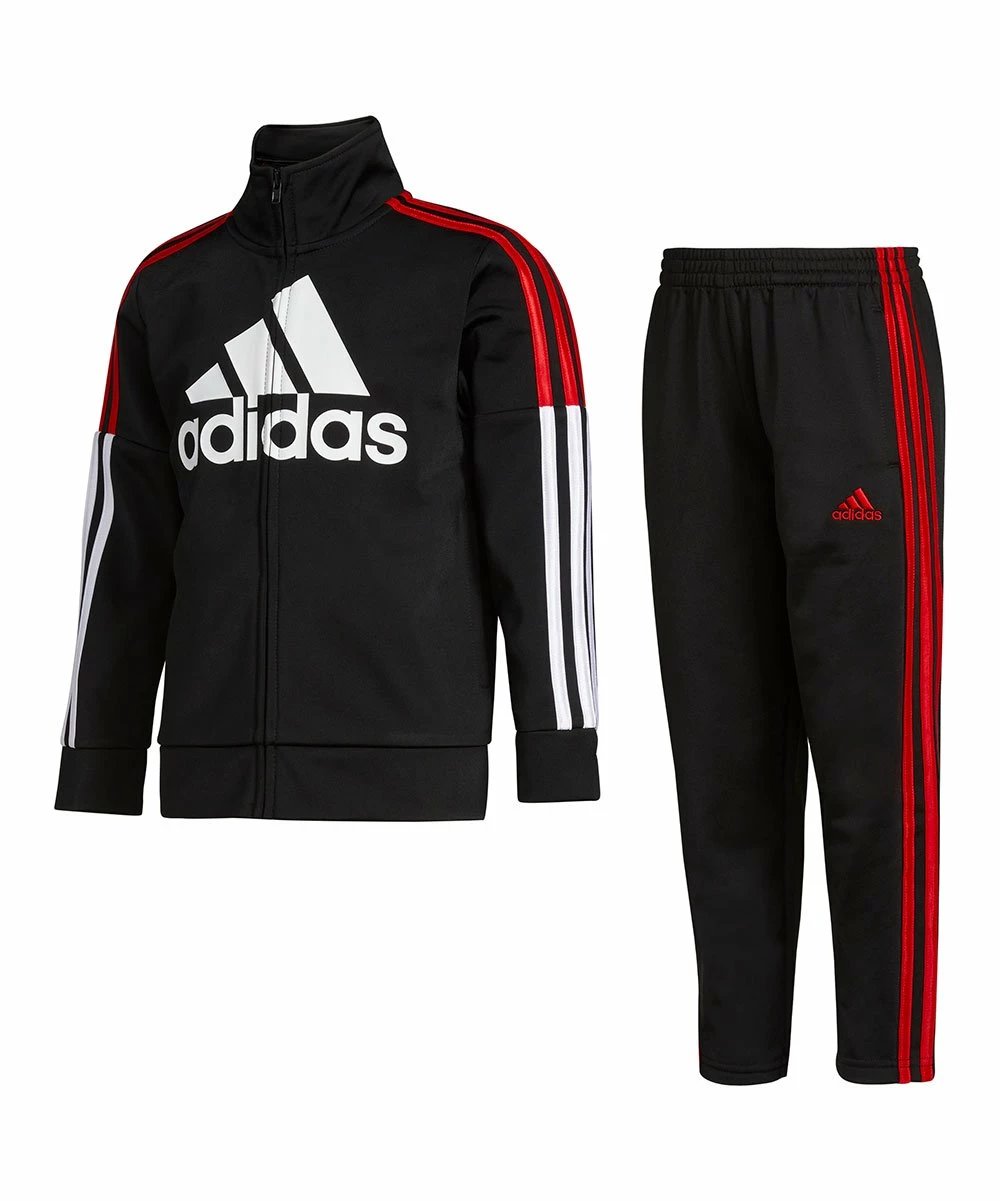 Discount 😀 Adidas Black 'Adidas' Track Jacket & Black Track Pants - Toddler For Kids ❤️ 1 Discount 😀 Adidas Black 'Adidas' Track Jacket & Black Track Pants - Toddler For Kids ❤️