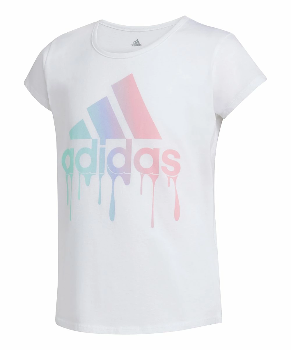 Best Pirce ๐ Adidas White Rainbow Drip Logo Tee - ๐ง Girls For Kids ๐ 1 Best Pirce ๐ Adidas White Rainbow Drip Logo Tee - ๐ง Girls For Kids ๐