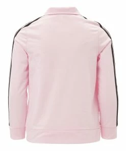 Discount 🌟 Adidas Medium Pink & Black Track Jacket - 👧 Girls For Kids 👏 -Adidas Shop zu107420754 alt 1 tm1661884949