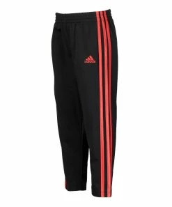 Hot Sale 👍 Adidas Red Orange 'Adidas' Hooded Tee & Black Track Pants - Toddler For Kids 🤩 -Adidas Shop zu107420759 alt 2 tm1661884949