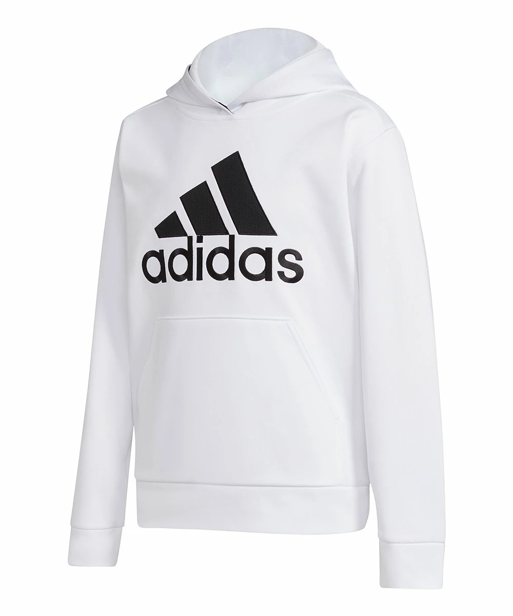 Wholesale π Adidas White & Black Logo Hoodie - Boys For Kids π 1 Wholesale π Adidas White & Black Logo Hoodie - Boys For Kids π
