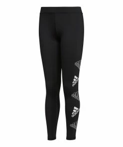Best Sale ๐คฉ Adidas Black & White Logo Leggings - Boys For Kids ๐งจ