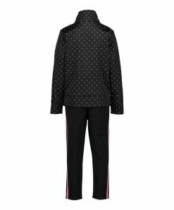 Alternative view of Best reviews of 💯 Adidas Black 'Adidas' Pin Dot Track Jacket & Black Track Pants - Toddler For Kids 😉