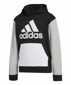 Best Sale ๐ฅ Adidas Black & Gray 'Adidas' Hoodie - Boys For Kids ๐