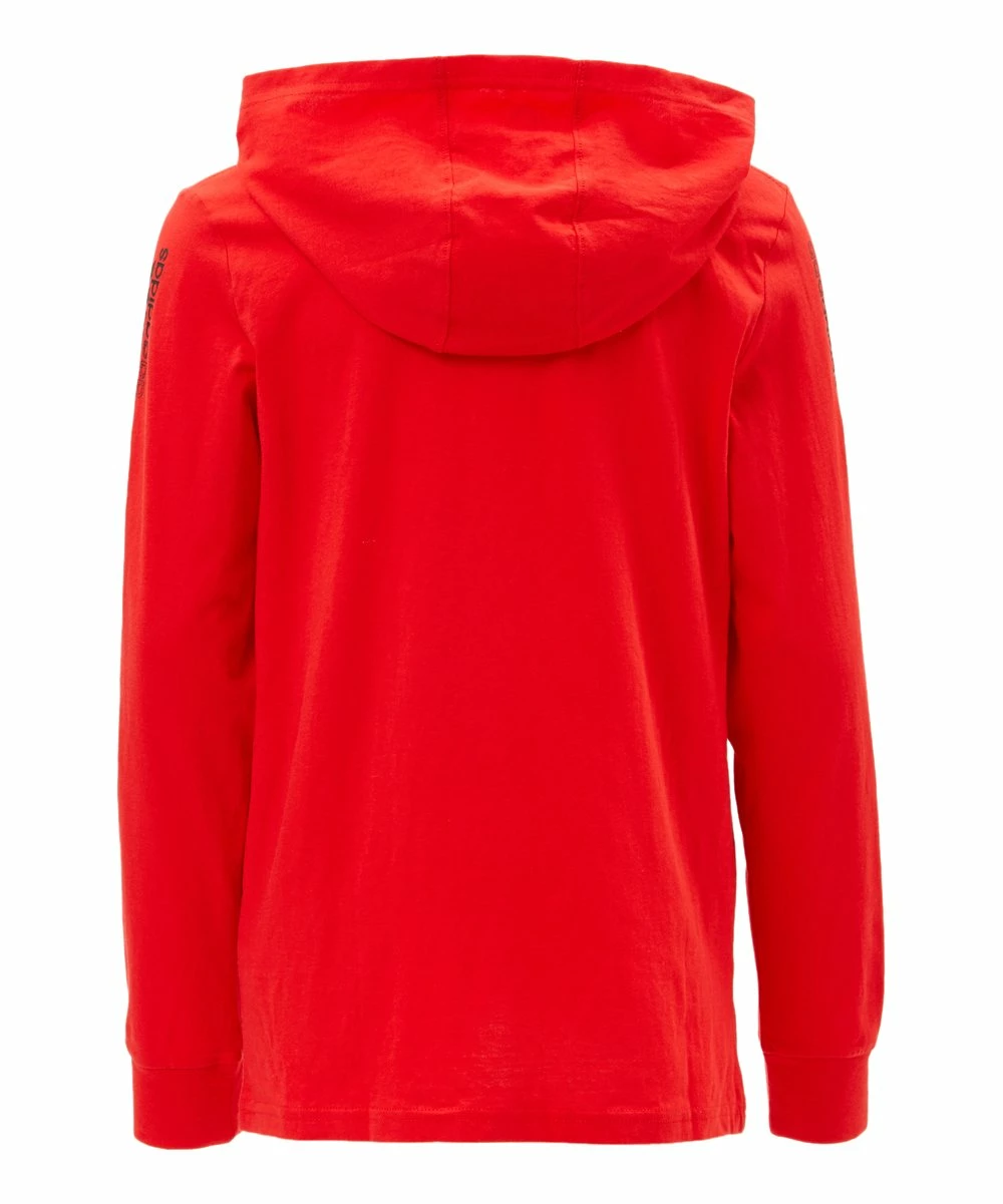 Hot Sale βοΈ Adidas Vivid Red & Black Innovation Hooded Tee - Boys For Kids π - Image 2