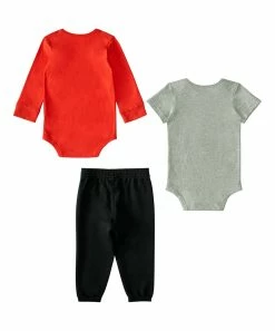 Cheap 🎁 Adidas Red & Black Logo Bodysuit Set - Infant For Baby & Maternity 👏