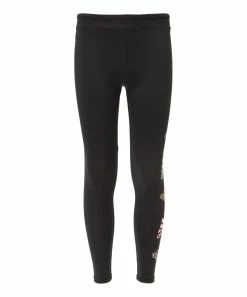 Promo ๐งจ Adidas Black & Yellow 'Adidas' Leggings - ๐ง Girls For Kids ๐