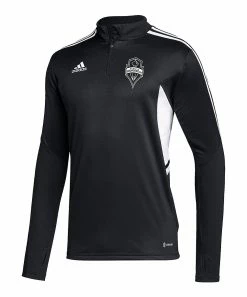 Cheap 👍 Adidas Seattle Sounders FC QuarterZip AeroReady Training Top - Men ✨