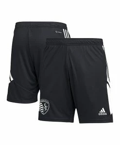 Brand new 😀 Adidas Sporting Kansas City Soccer Training AeroReady Shorts - Men 🧨