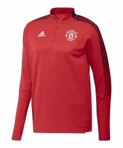 Top 10 𧨠Adidas Manchester United Track AeroReady Quarter-Zip Pullover - Men π₯