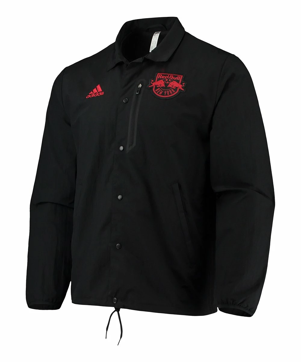 Brand new ⌛ Adidas New York Red Bulls Anthem Windbreaker - Men ✨ 1 Brand new ⌛ Adidas New York Red Bulls Anthem Windbreaker - Men ✨