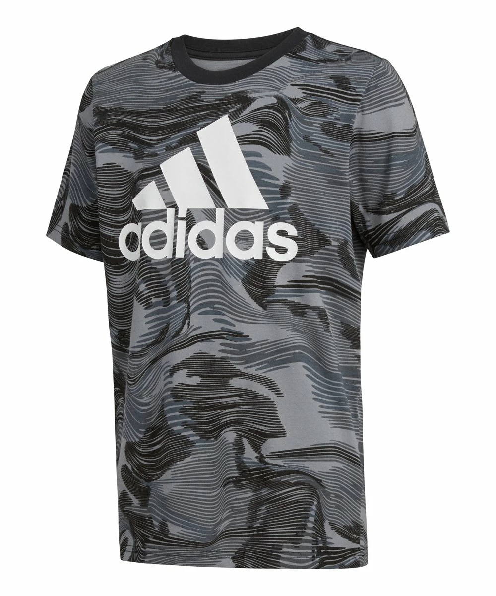 Top 10 ✨ Adidas Black Camo Logo Crewneck Tee - Boys For Kids 😀