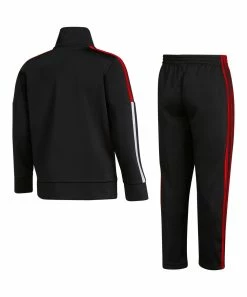 Promo ๐ Adidas Black & Red Logo Track Jacket & Pants - Boys For Kids ๐งจ 3 Promo ๐ Adidas Black & Red Logo Track Jacket & Pants - Boys For Kids ๐งจ -Adidas Shop zu108352982 alt 1 tm1663256977