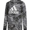 Best Sale ⭐ Adidas Black & Gray Warp Camo Logo Hoodie - Boys For Kids 🛒