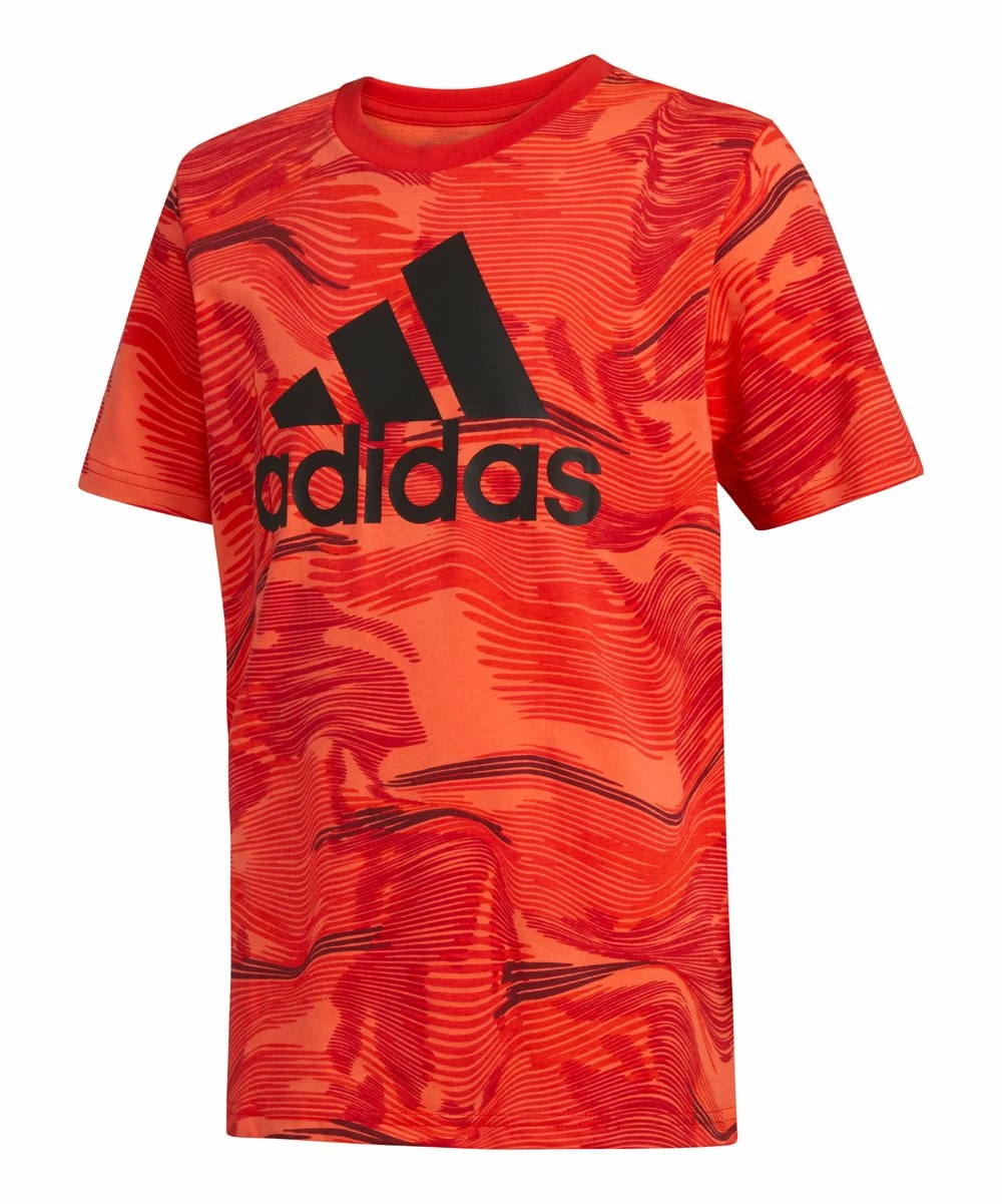 Cheapest ๐ Adidas Red & Orange Camo Logo Crewneck Tee - Boys For Kids ๐ 1 Cheapest ๐ Adidas Red & Orange Camo Logo Crewneck Tee - Boys For Kids ๐