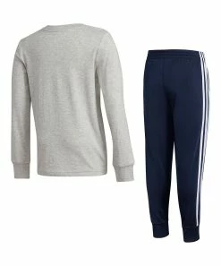 Cheap ๐ฅ Adidas Light Heather Gray Logo Long-Sleeve Top & Navy Stripe Joggers - Toddler For Kids ๐ 3 Cheap ๐ฅ Adidas Light Heather Gray Logo Long-Sleeve Top & Navy Stripe Joggers - Toddler For Kids ๐ -Adidas Shop zu109079367 alt 1 tm1664286920