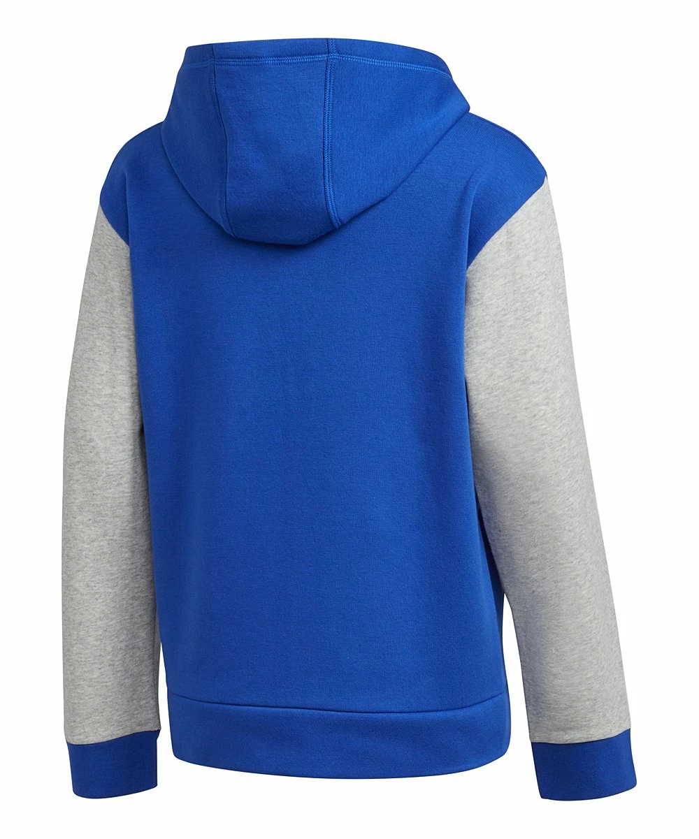 Wholesale ๐ Adidas Blue & Gray Logo Hoodie - Boys For Kids ๐งจ - Image 2