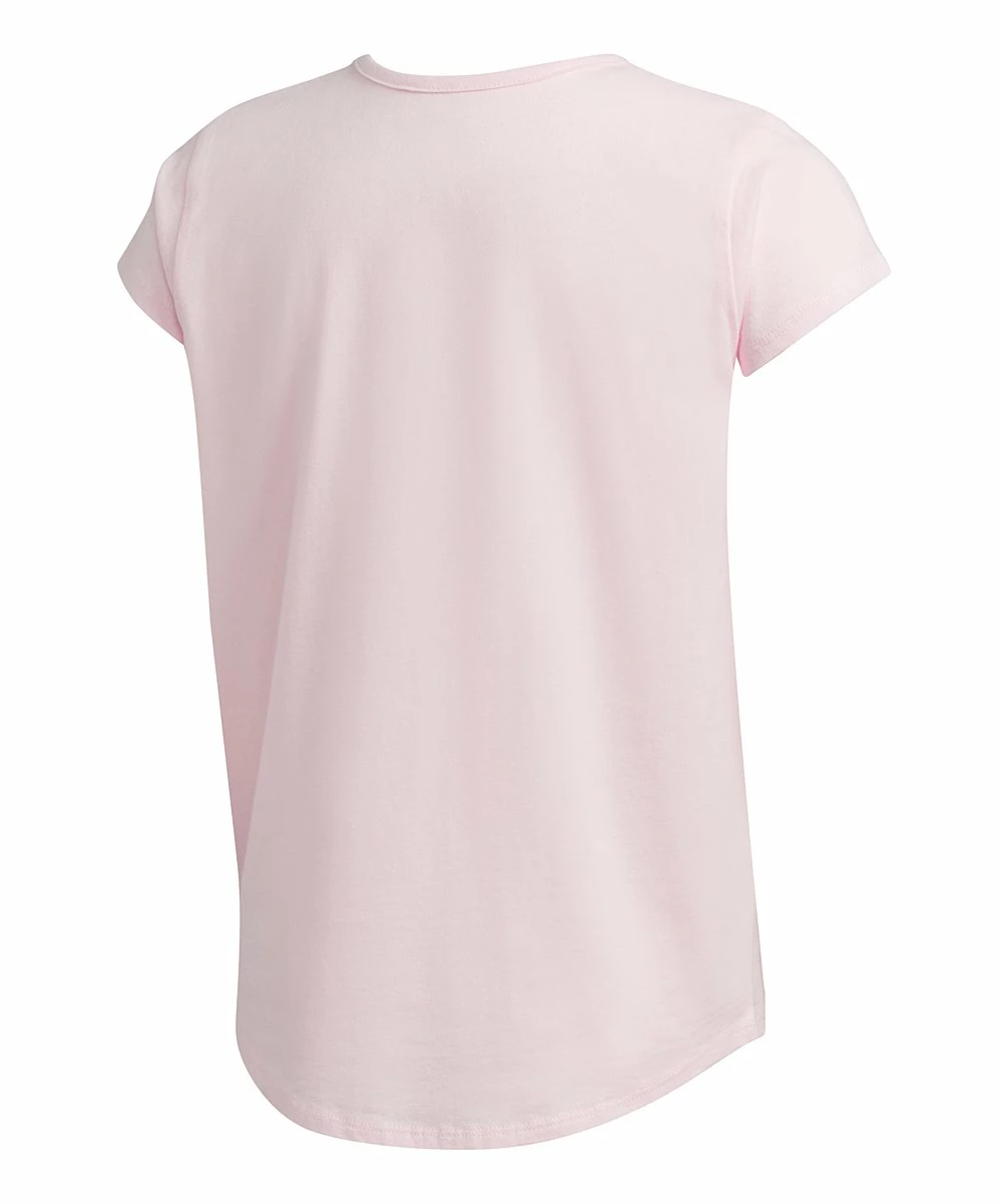 Best deal ๐ Adidas Pink & Black Logo Tee - ๐ง Girls For Kids ๐ - Image 2