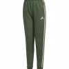 Budget 🤩 Adidas Green & White Stripe Logo Joggers - Boys For Kids 😀