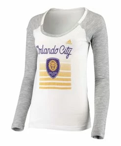 Discount β Adidas Orlando City SC Box Line Fade Scoop Neck Raglan Tee - π© Women βοΈ