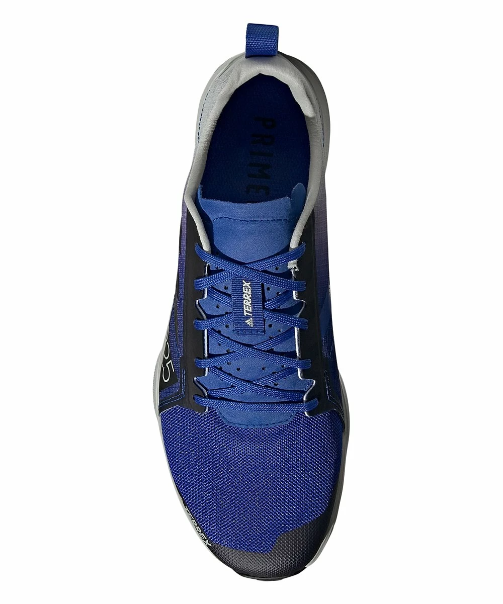 Buy 😉 Adidas Bold Blue & Gray Two Pin Dot Terrex Speed Flow Trail Running 👞 Shoe - Men 😉 3 Buy 😉 Adidas Bold Blue & Gray Two Pin Dot Terrex Speed Flow Trail Running 👞 Shoe - Men 😉 - Image 3
