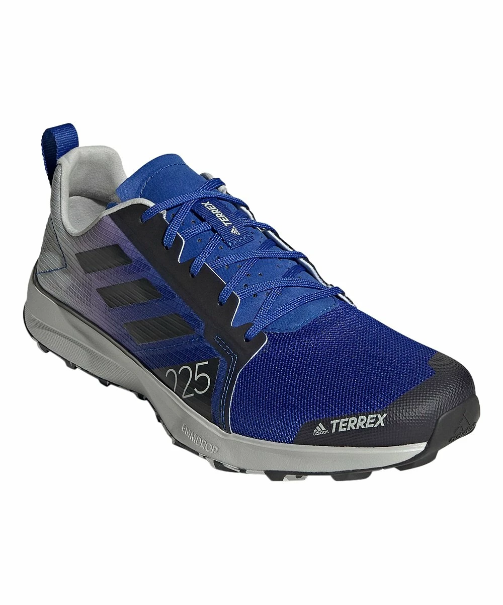 Buy 😉 Adidas Bold Blue & Gray Two Pin Dot Terrex Speed Flow Trail Running 👞 Shoe - Men 😉 1 Buy 😉 Adidas Bold Blue & Gray Two Pin Dot Terrex Speed Flow Trail Running 👞 Shoe - Men 😉