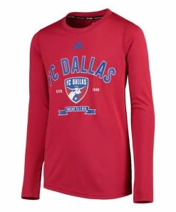 Best Pirce 🔔 Adidas FC Dallas Flip Throw Long-Sleeve Tee - Boys For Kids ✔️