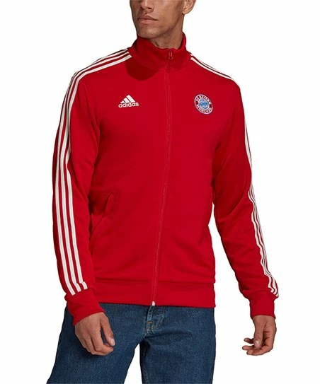 Flash Sale ๐ Adidas Bayern Munich Three-Stripe AeroReady Full-Zip Track Jacket - Men ๐ 1 Flash Sale ๐ Adidas Bayern Munich Three-Stripe AeroReady Full-Zip Track Jacket - Men ๐
