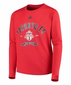 Outlet ❤️ Adidas Toronto FC Flip Throw Long-Sleeve Tee - Boys For Kids 🔥