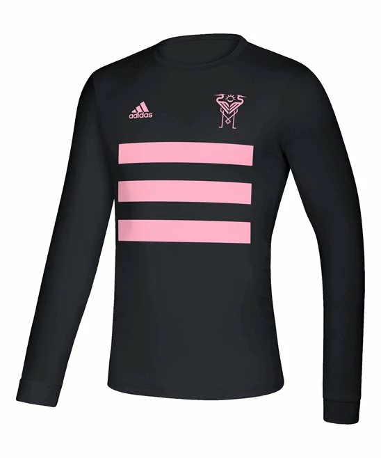 Best Sale 🥰 Adidas Inter Miami CF Three-Stripe Life Pitch Long-Sleeve Tee - Men 🤩 1 Best Sale 🥰 Adidas Inter Miami CF Three-Stripe Life Pitch Long-Sleeve Tee - Men 🤩