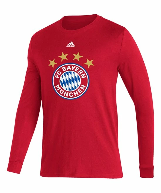 Budget 💯 Adidas Bayern Munich Primary Logo Amplifier Long-Sleeve Tee - Men 😍
