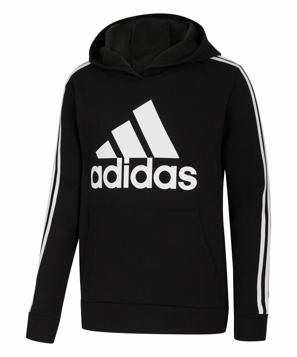 Wholesale ๐งจ Adidas Black Logo Three-Stripe Hoodie - Boys For Kids ๐ 1 Wholesale ๐งจ Adidas Black Logo Three-Stripe Hoodie - Boys For Kids ๐